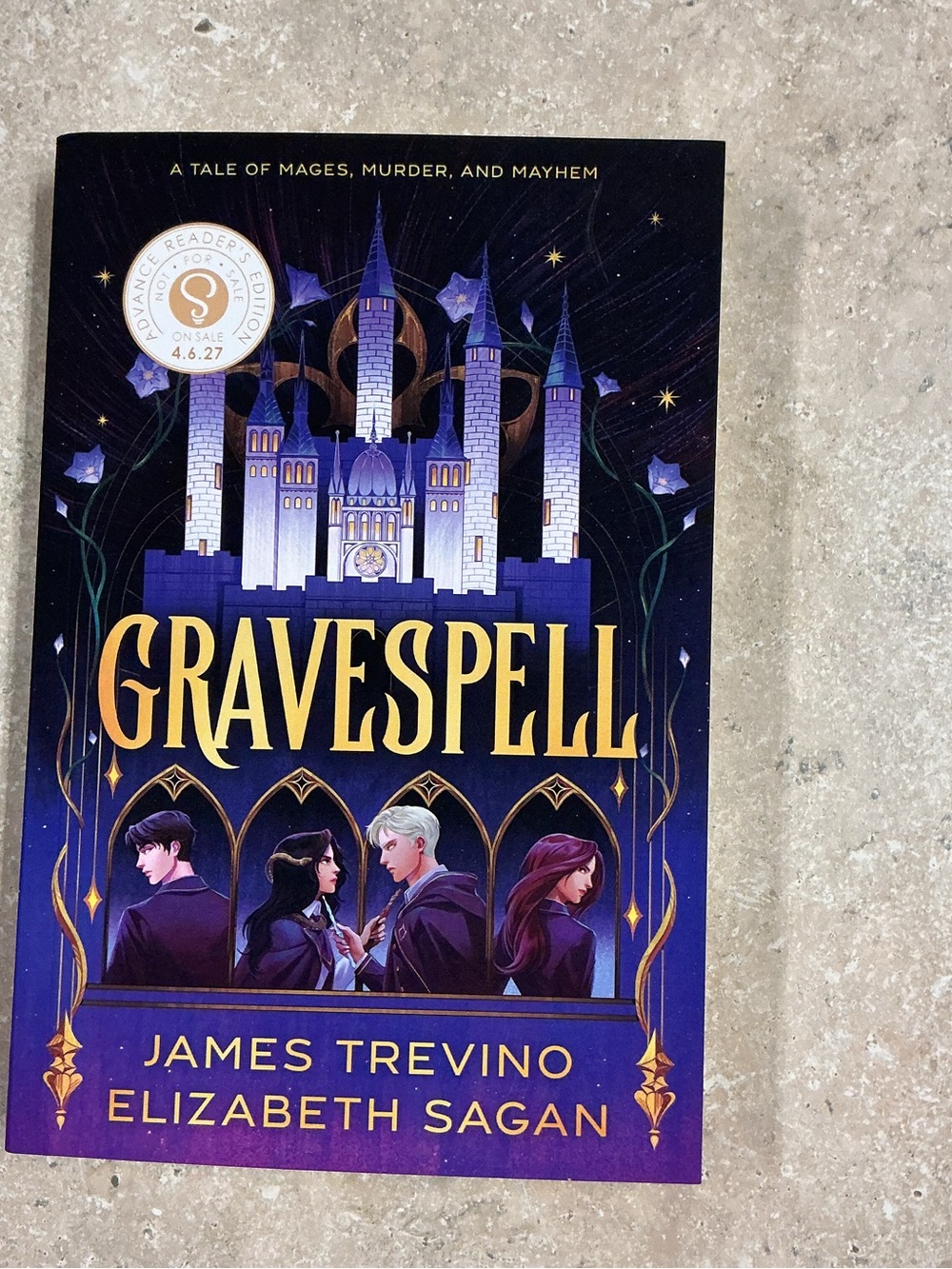 Gravespell by James Trevino & Elizabeth Sagan - Advanced Reader's Copy ARC Rare